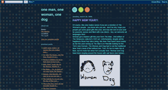 Desktop Screenshot of manwomandog.blogspot.com