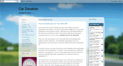 Desktop Screenshot of car-donation-review.blogspot.com