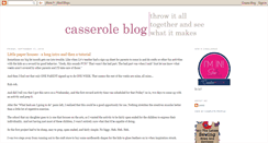 Desktop Screenshot of casseroleblog.blogspot.com