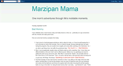 Desktop Screenshot of marzipanmama.blogspot.com