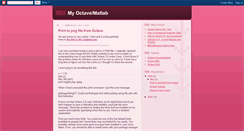 Desktop Screenshot of myoctave.blogspot.com