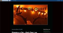 Desktop Screenshot of couesquest.blogspot.com