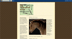 Desktop Screenshot of alchemicalhorse.blogspot.com