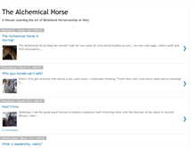 Tablet Screenshot of alchemicalhorse.blogspot.com