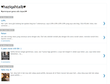 Tablet Screenshot of haziqahpunye.blogspot.com