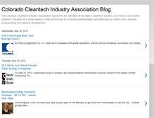 Tablet Screenshot of coloradocleantech.blogspot.com