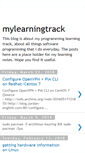 Mobile Screenshot of mylearningtrack.blogspot.com
