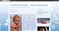 Desktop Screenshot of cosmicpotential.blogspot.com