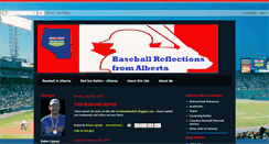 Desktop Screenshot of baseballinalberta.blogspot.com