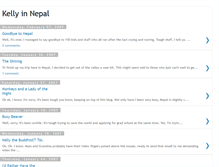 Tablet Screenshot of kellyinnepal.blogspot.com