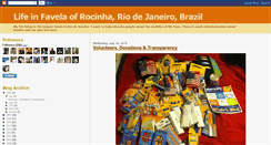 Desktop Screenshot of lifeinrocinha.blogspot.com