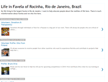 Tablet Screenshot of lifeinrocinha.blogspot.com