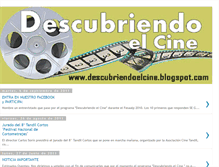 Tablet Screenshot of descubriendoelcine.blogspot.com