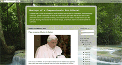 Desktop Screenshot of ecoatheist.blogspot.com