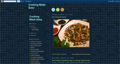Desktop Screenshot of cookingmadeasy.blogspot.com
