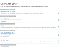 Tablet Screenshot of libertarianlifter.blogspot.com