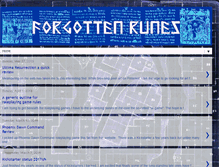 Tablet Screenshot of forgottenrunes.blogspot.com