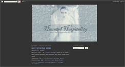Desktop Screenshot of hauntedhospitality.blogspot.com