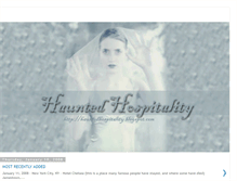 Tablet Screenshot of hauntedhospitality.blogspot.com