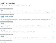Tablet Screenshot of deadrockstudios.blogspot.com