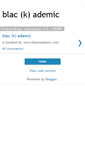 Mobile Screenshot of blackademic.blogspot.com