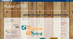 Desktop Screenshot of modularsefed.blogspot.com