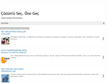Tablet Screenshot of cozumdershaneleri.blogspot.com