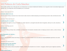 Tablet Screenshot of milpedazosdecarlasanchez.blogspot.com