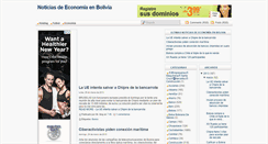 Desktop Screenshot of economiayfinanzasbolivia.blogspot.com