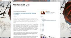 Desktop Screenshot of anomaliesoflife.blogspot.com