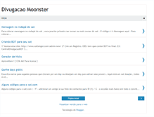 Tablet Screenshot of divulgacaomooster.blogspot.com
