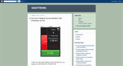 Desktop Screenshot of gravitronic.blogspot.com