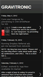 Mobile Screenshot of gravitronic.blogspot.com