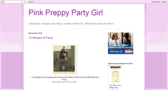 Desktop Screenshot of pinkpreppypartygirl.blogspot.com