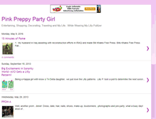 Tablet Screenshot of pinkpreppypartygirl.blogspot.com