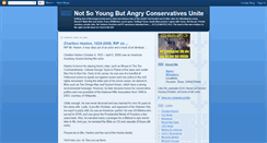 Desktop Screenshot of angryyoungconservatives.blogspot.com