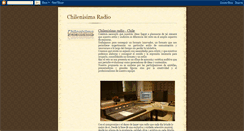 Desktop Screenshot of chilenisima-radio.blogspot.com