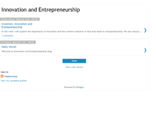 Tablet Screenshot of innovationentrepreneurshipjoy.blogspot.com