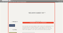 Desktop Screenshot of 5nelsonboys.blogspot.com