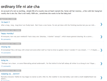 Tablet Screenshot of ordinarylife-atecha.blogspot.com