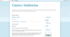 Desktop Screenshot of casinokladionice-net.blogspot.com