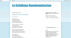 Desktop Screenshot of lacotidianaenlinea.blogspot.com