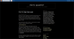 Desktop Screenshot of fritzquartet.blogspot.com