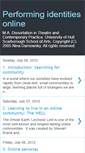 Mobile Screenshot of performingidentitiesonline.blogspot.com