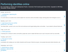 Tablet Screenshot of performingidentitiesonline.blogspot.com
