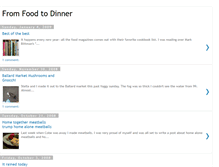 Tablet Screenshot of fromfoodtodinner.blogspot.com