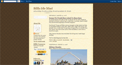 Desktop Screenshot of billllsidlemind.blogspot.com