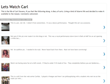 Tablet Screenshot of letswatchcarl.blogspot.com