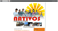 Desktop Screenshot of nativoscomunicaciones.blogspot.com