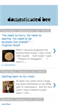 Mobile Screenshot of domesticatedbee.blogspot.com